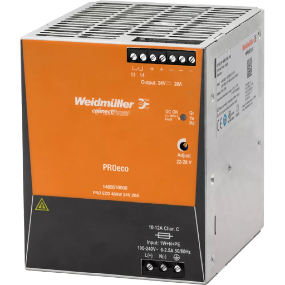 [01677-001] POWER SUPPLY DIN PS24 480W