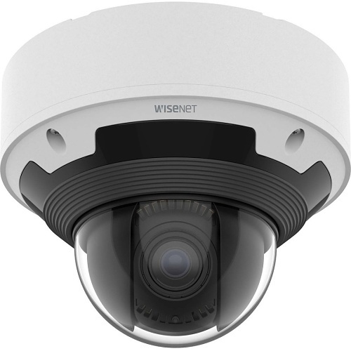 Hanwha 4K IR Outdoor Vandal Dome AI, PTRZ Camera 