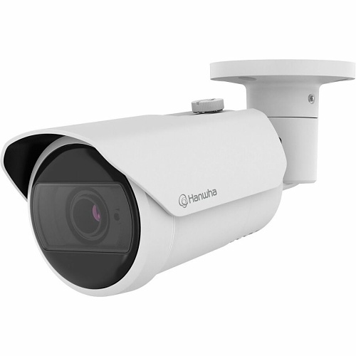 Hanwha QNO-C8083R 5MP AI IR Bullet Camera, 3.2-10.2mm Motorized Varifocal
